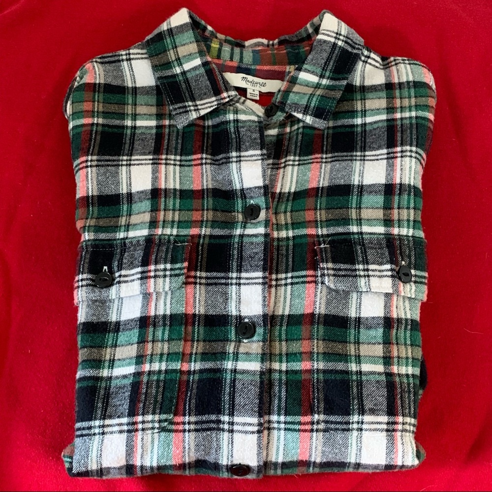 Madewell Ex-Boyfriend Flannel Shirt - Picture 3 of 7